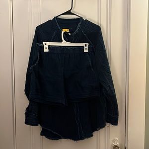 Aerie Pool Cover Up Set (Shirt and Shorts)